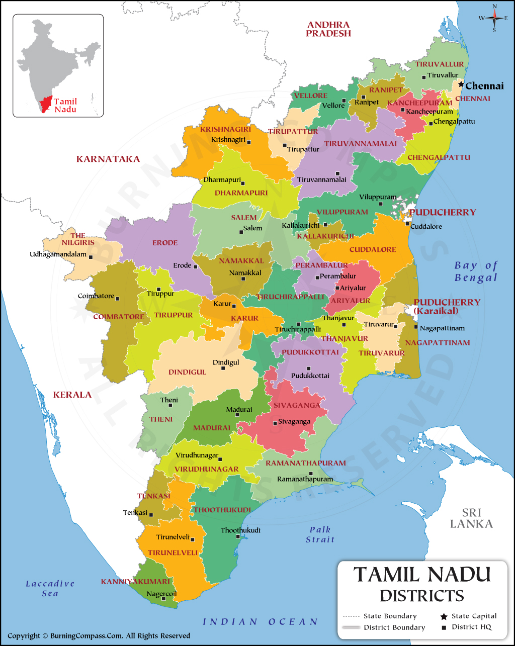 Tamil Nadu District Map Tamil Nadu Political Map Vrogue Hot Sex