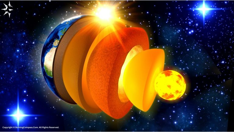 How is the Earth’s core structured?