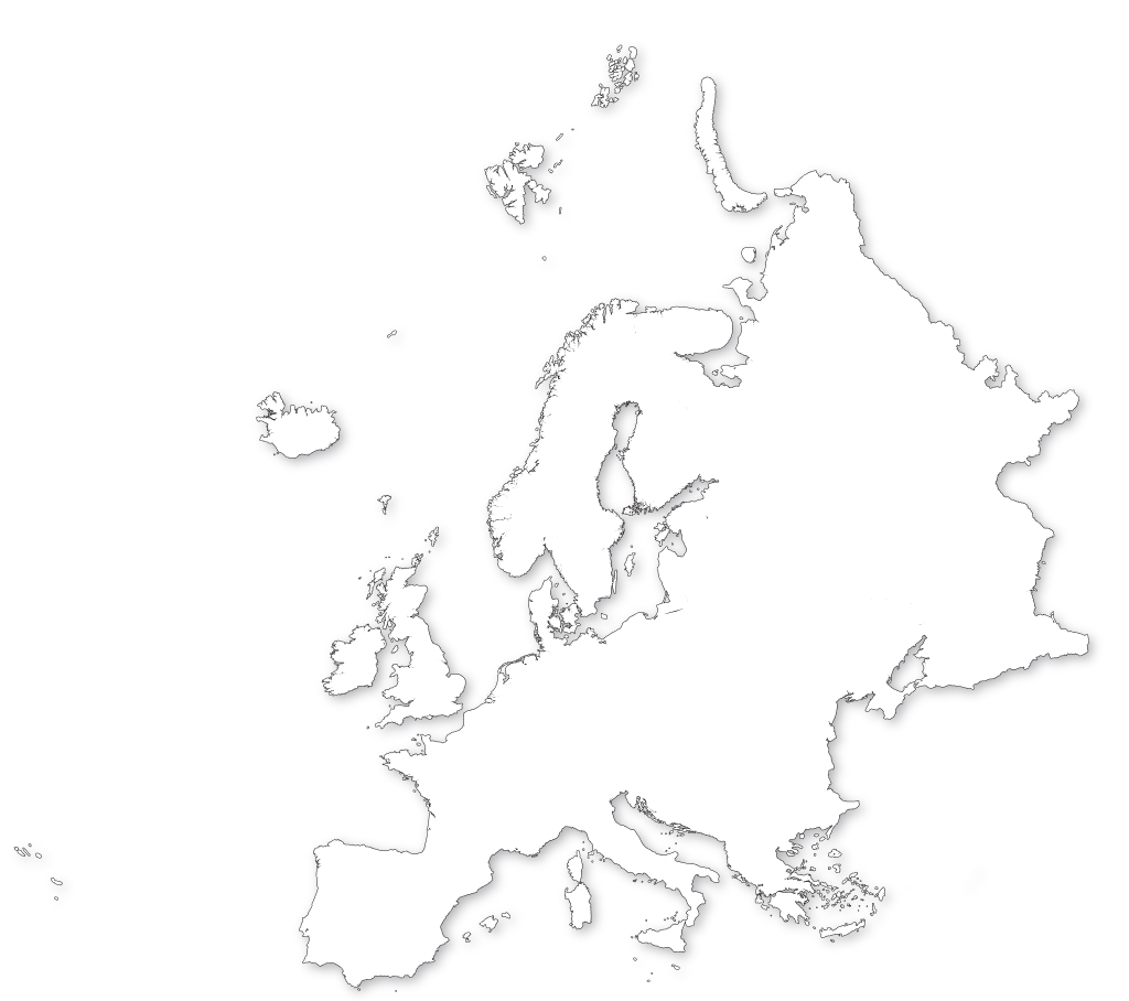 Europe Map Unlabeled