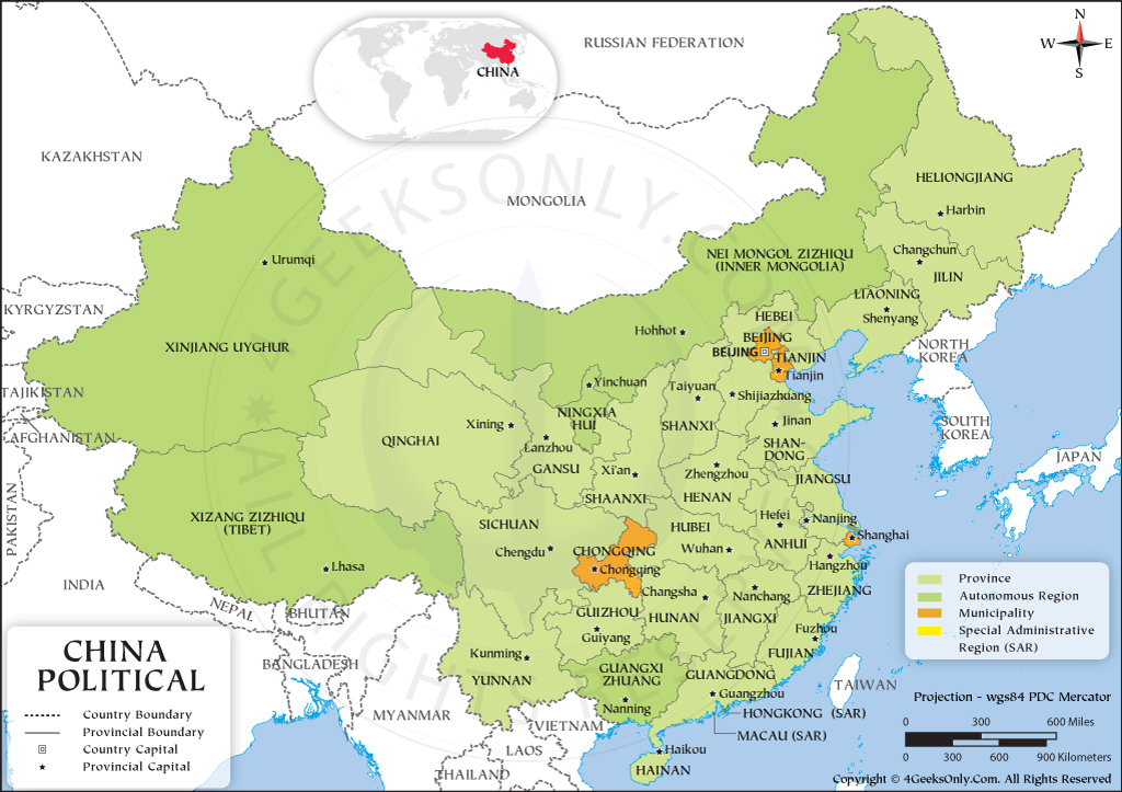 china province map