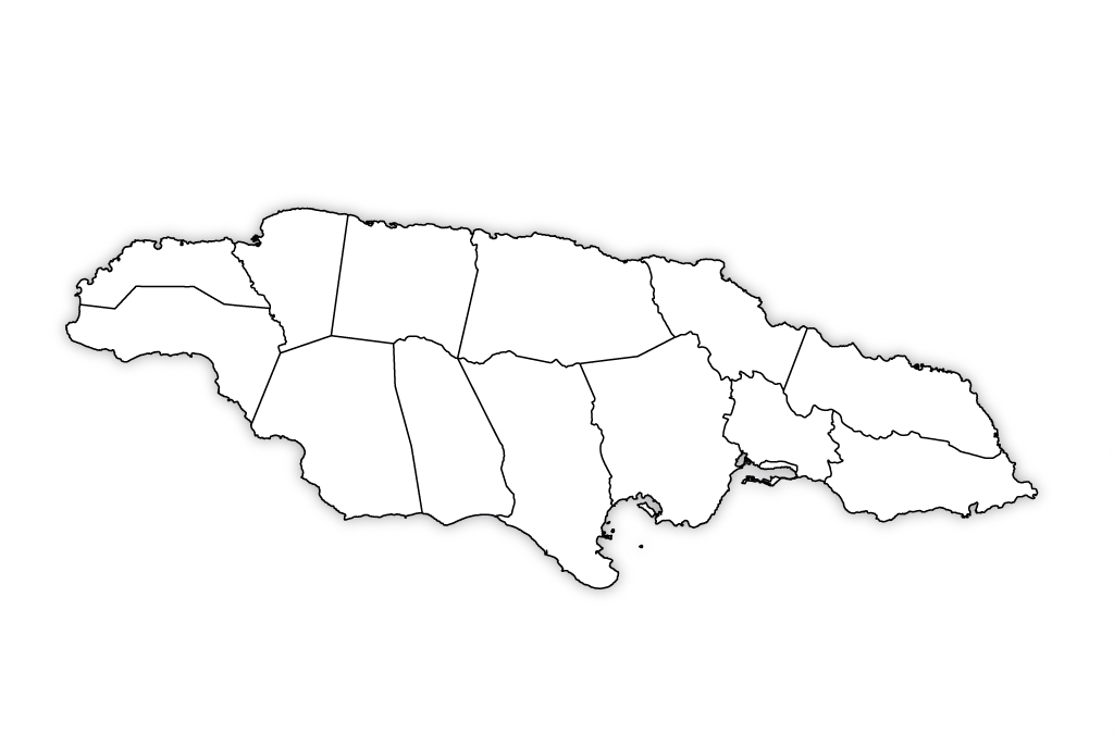 jamaican map