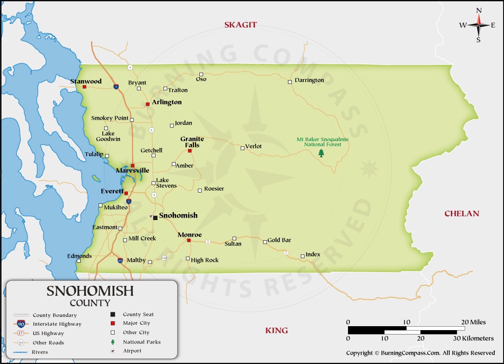 Snohomish County Map