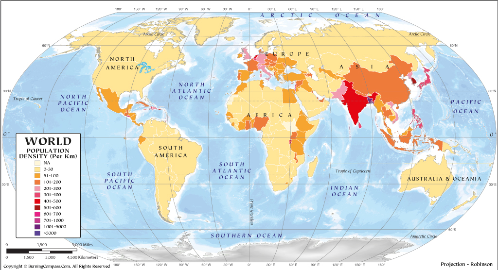 Map Of World Population Density Memolition vrogue.co