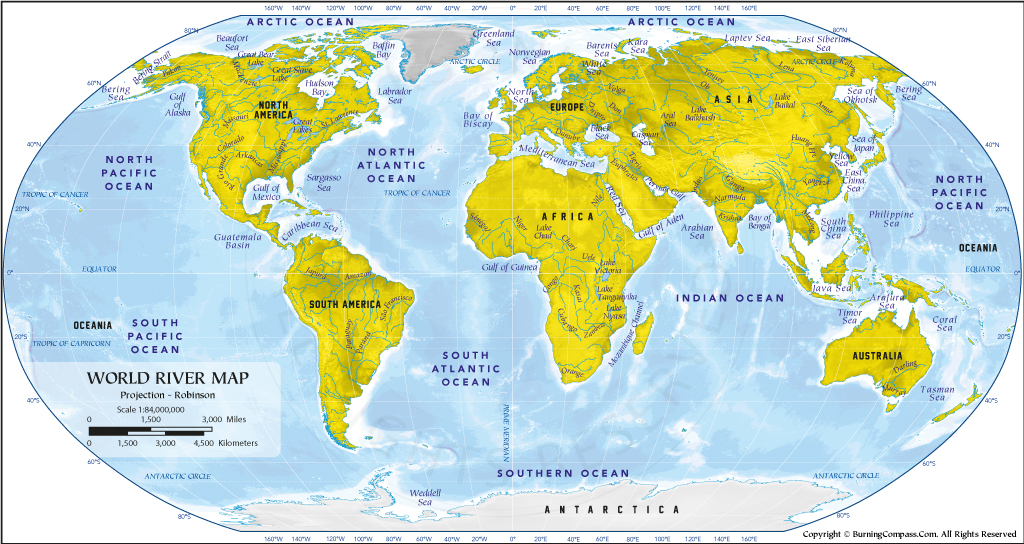 antarctica rivers names